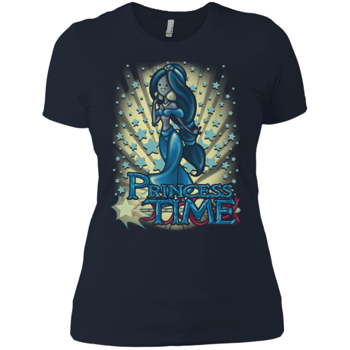 T-Shirts Midnight Navy / X-Small Princess Time Jasmine Women's Premium T-Shirt