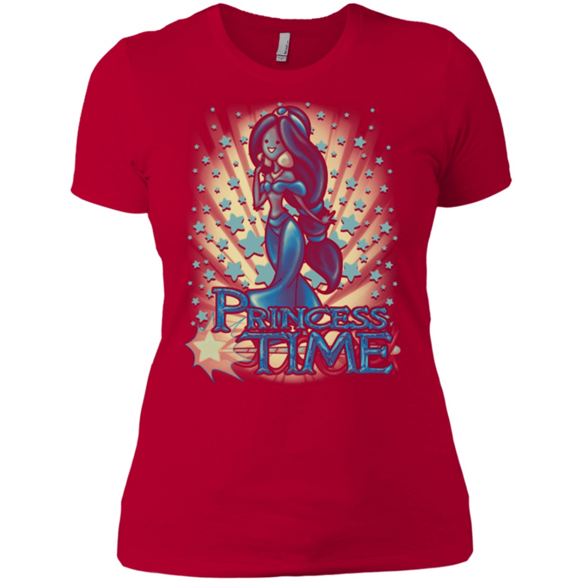 T-Shirts Red / X-Small Princess Time Jasmine Women's Premium T-Shirt