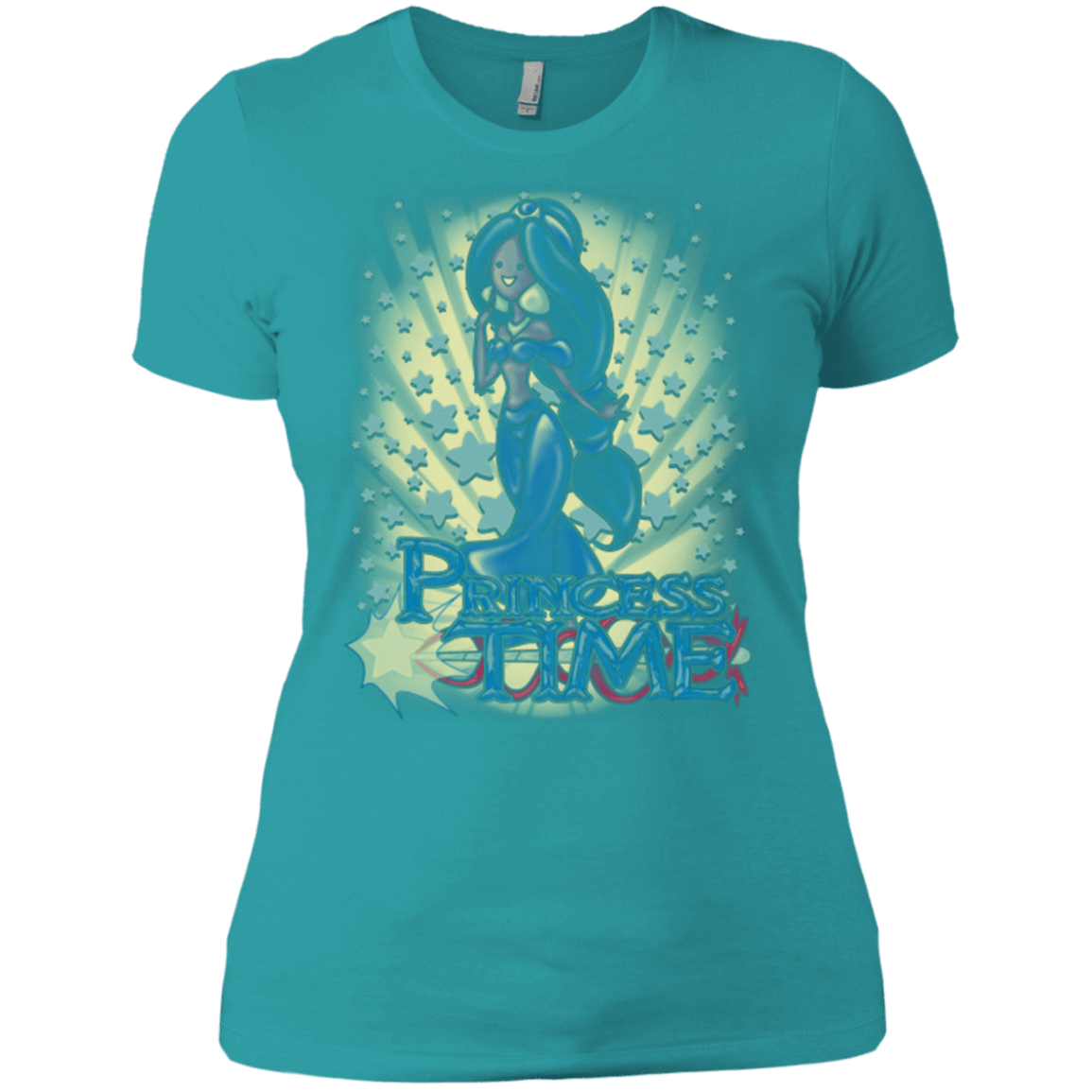 T-Shirts Tahiti Blue / X-Small Princess Time Jasmine Women's Premium T-Shirt