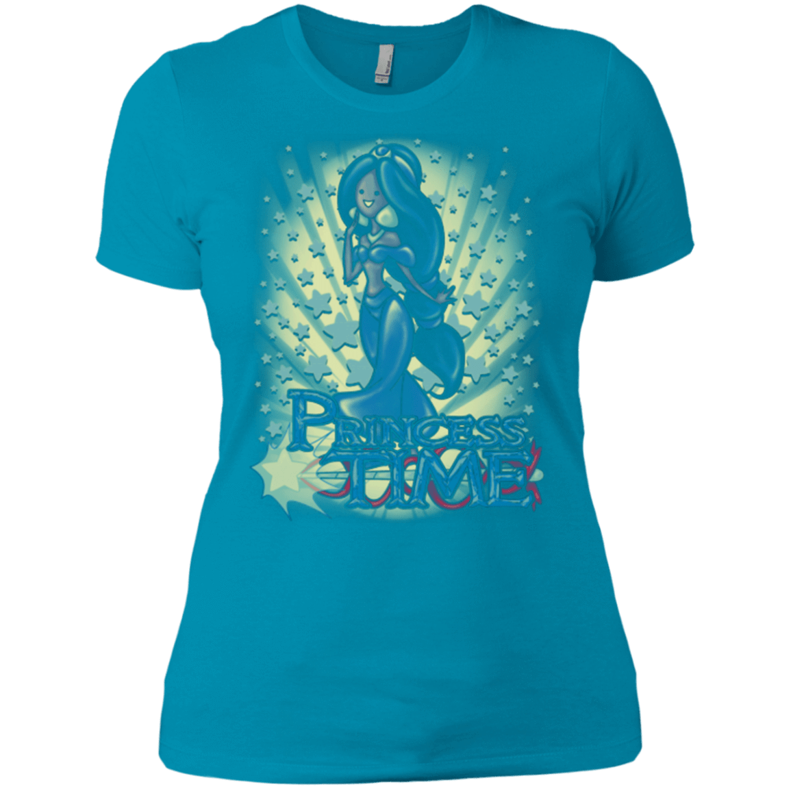T-Shirts Turquoise / X-Small Princess Time Jasmine Women's Premium T-Shirt