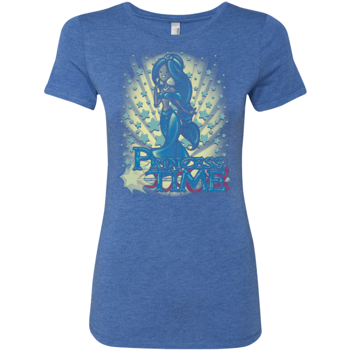 T-Shirts Vintage Royal / Small Princess Time Jasmine Women's Triblend T-Shirt