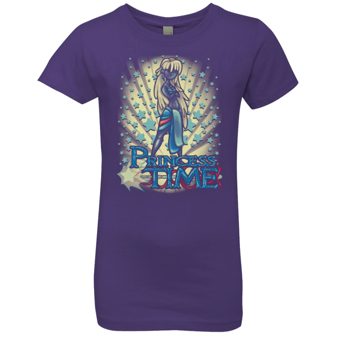 T-Shirts Purple Rush / YXS Princess Time Kida Girls Premium T-Shirt