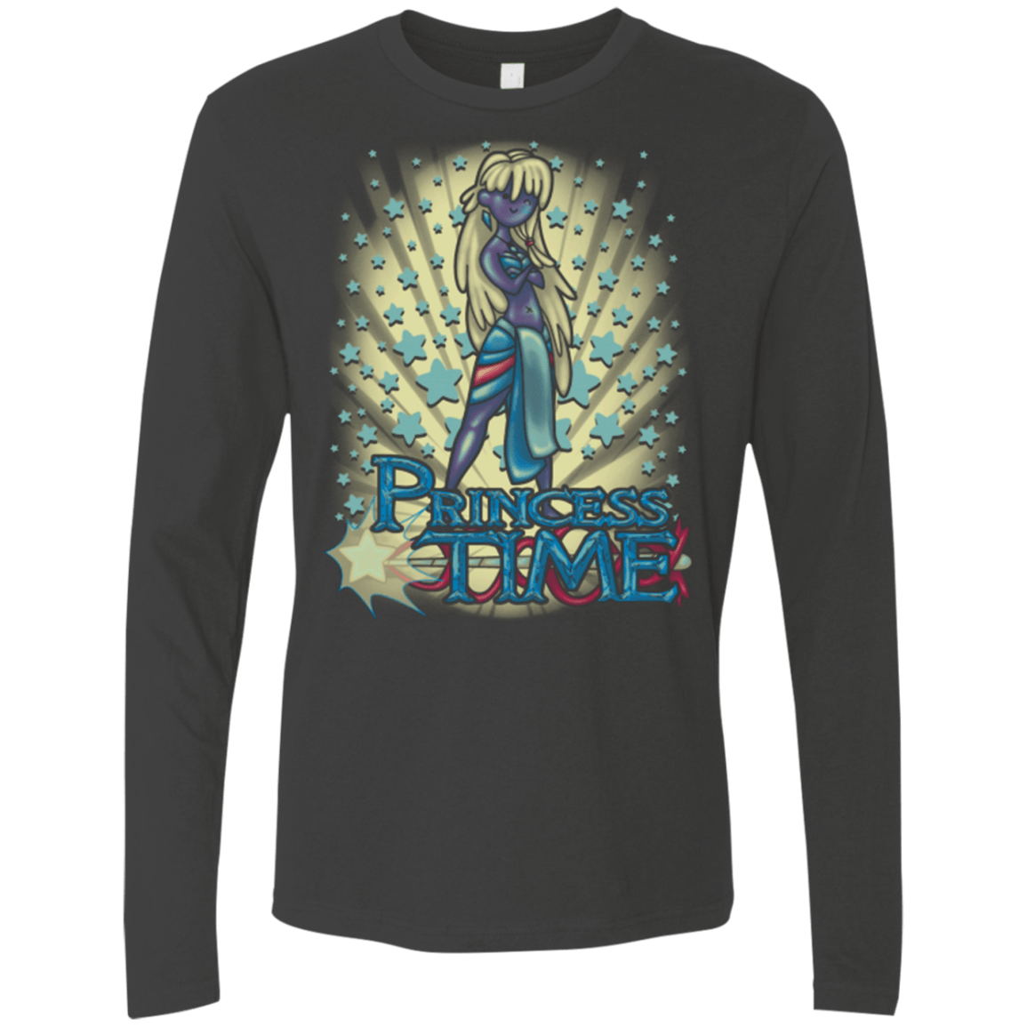 T-Shirts Heavy Metal / Small Princess Time Kida Men's Premium Long Sleeve