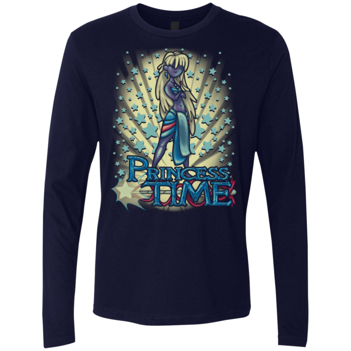 T-Shirts Midnight Navy / Small Princess Time Kida Men's Premium Long Sleeve