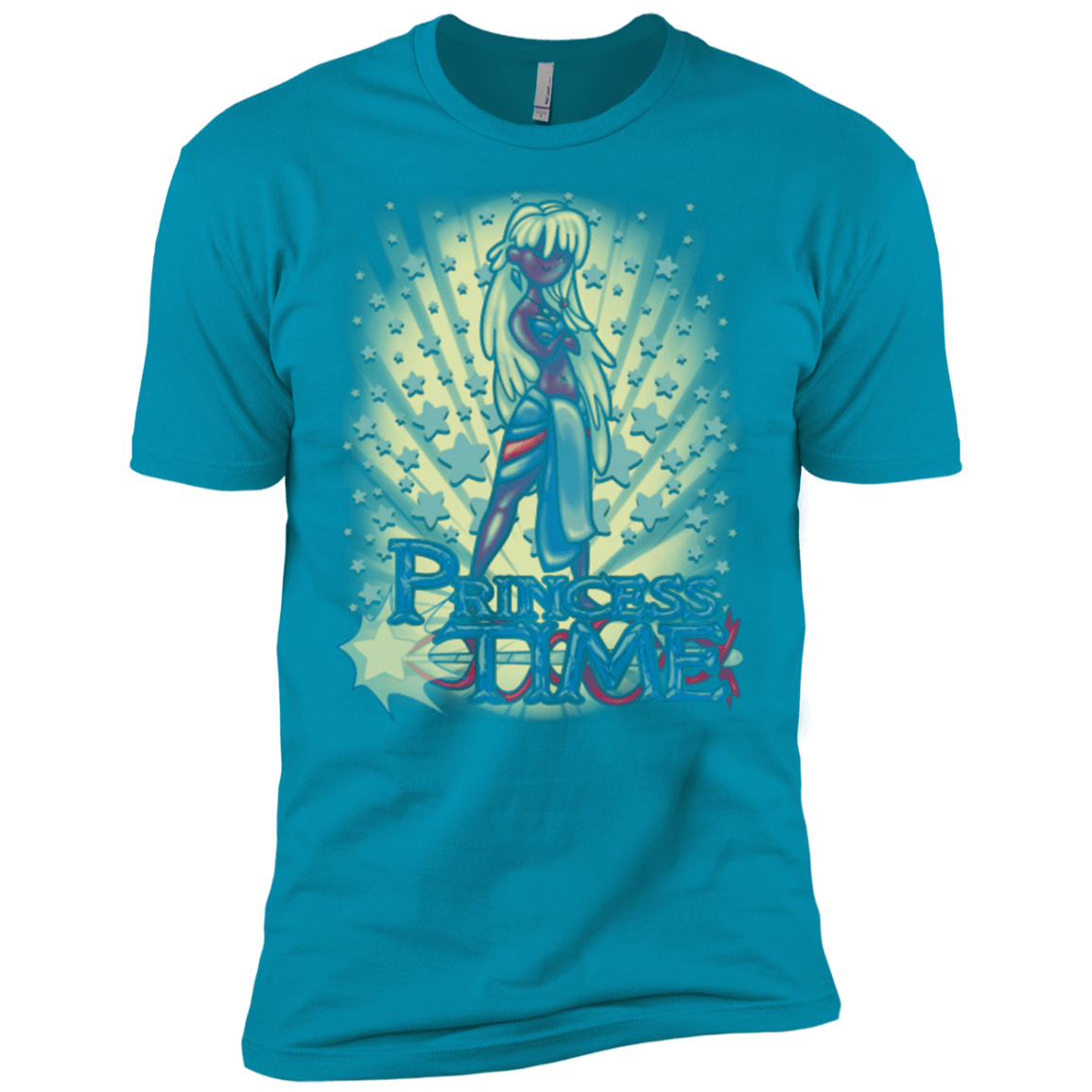 T-Shirts Turquoise / X-Small Princess Time Kida Men's Premium T-Shirt