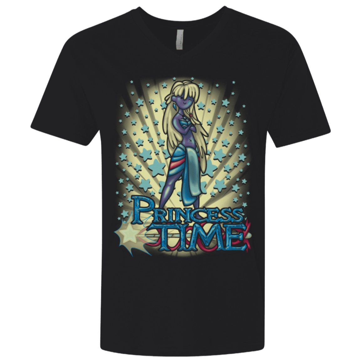 T-Shirts Black / X-Small Princess Time Kida Men's Premium V-Neck