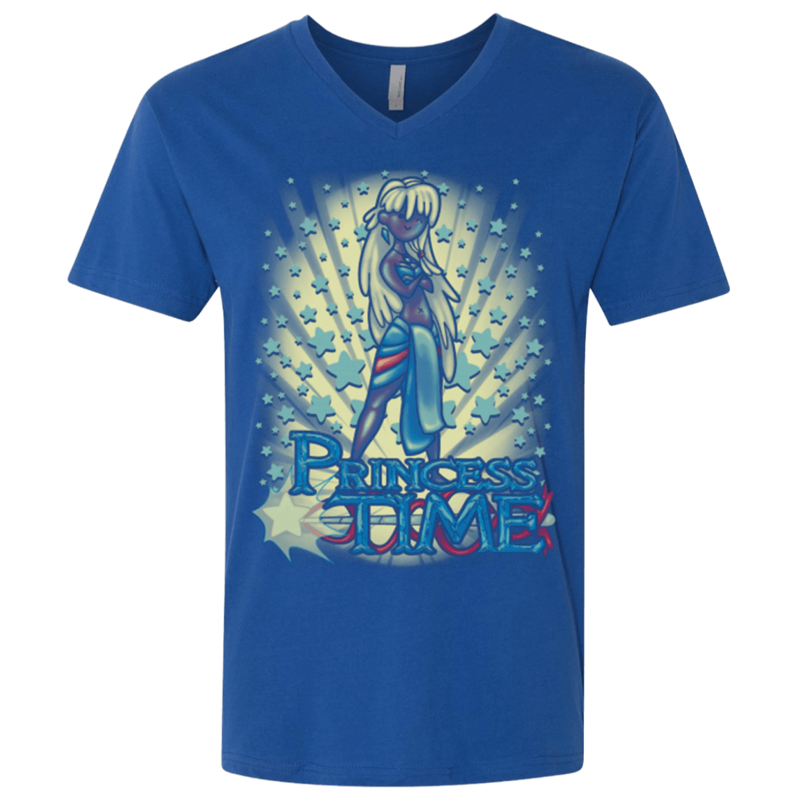 T-Shirts Royal / X-Small Princess Time Kida Men's Premium V-Neck
