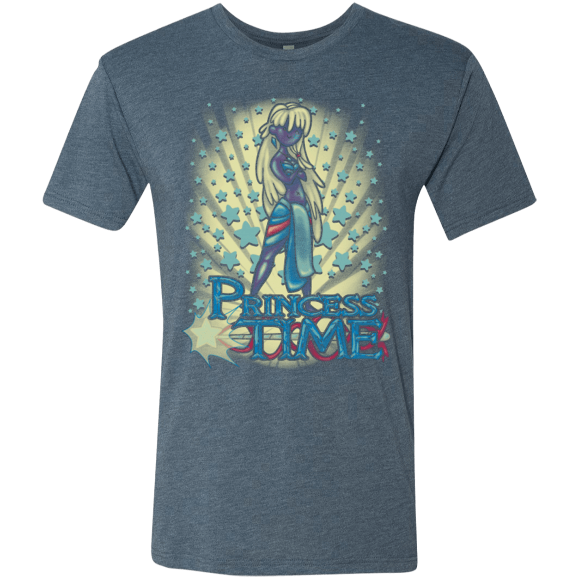 T-Shirts Indigo / Small Princess Time Kida Men's Triblend T-Shirt