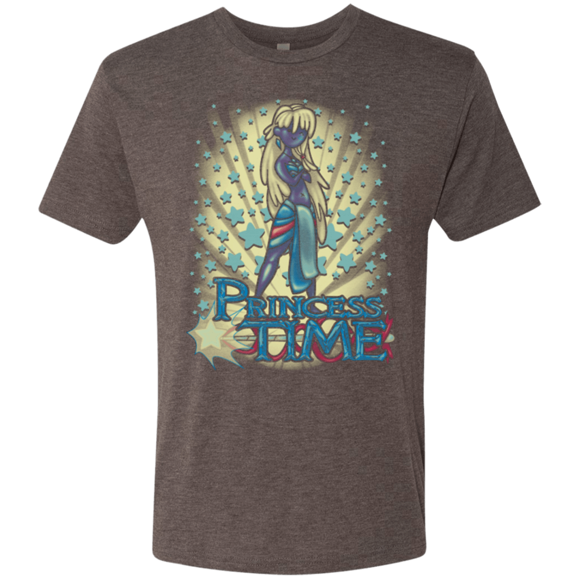 T-Shirts Macchiato / Small Princess Time Kida Men's Triblend T-Shirt