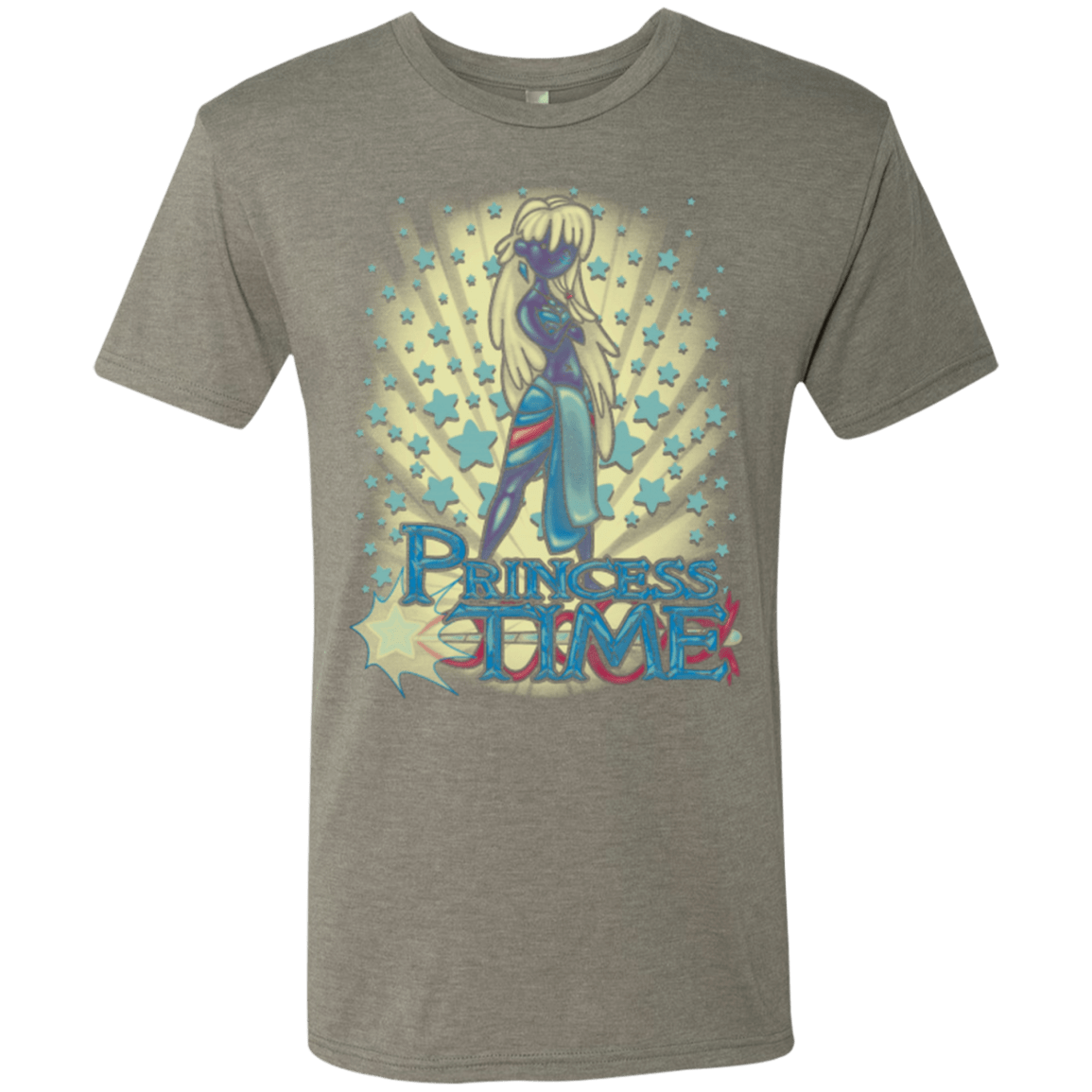 T-Shirts Venetian Grey / Small Princess Time Kida Men's Triblend T-Shirt