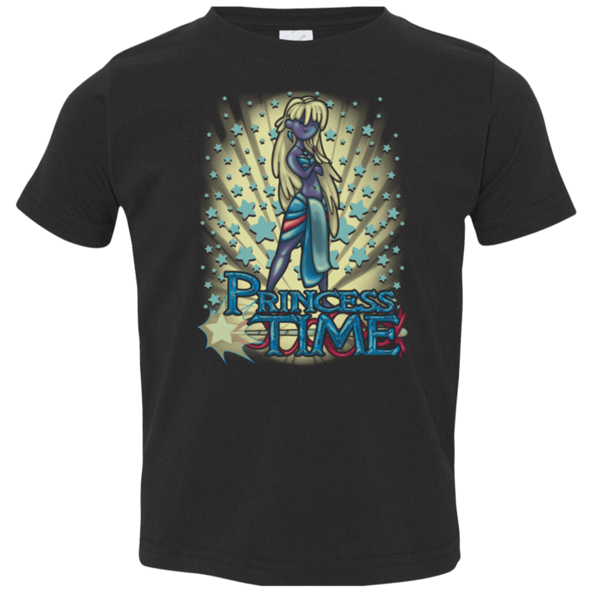 T-Shirts Black / 2T Princess Time Kida Toddler Premium T-Shirt