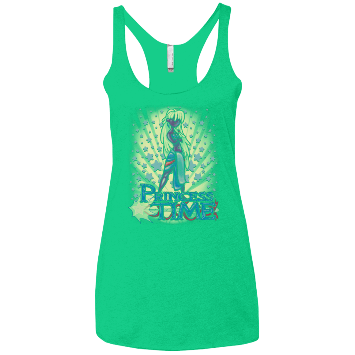 T-Shirts Envy / X-Small Princess Time Kida Women's Triblend Racerback Tank