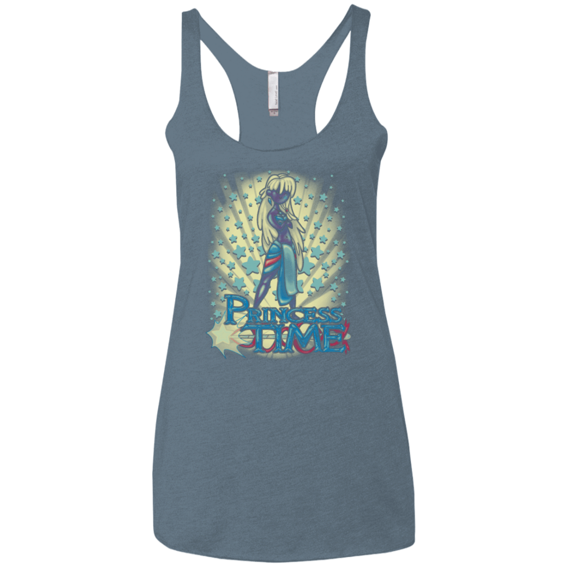 T-Shirts Indigo / X-Small Princess Time Kida Women's Triblend Racerback Tank