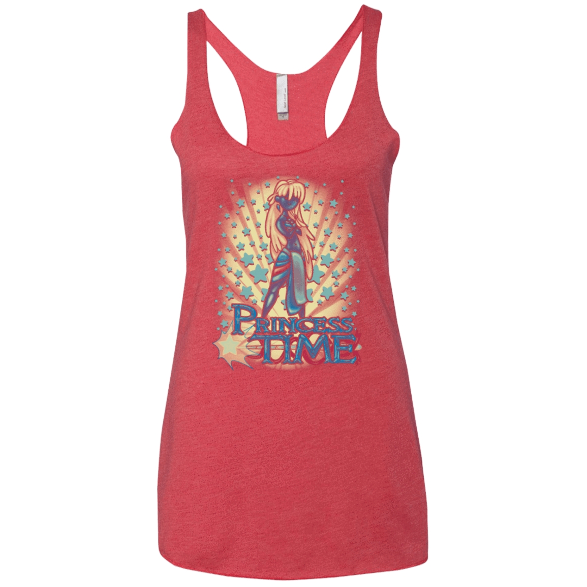 T-Shirts Vintage Red / X-Small Princess Time Kida Women's Triblend Racerback Tank