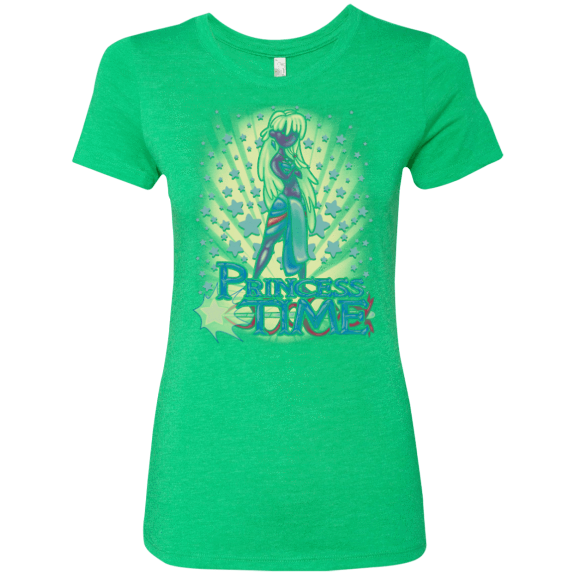 T-Shirts Envy / Small Princess Time Kida Women's Triblend T-Shirt