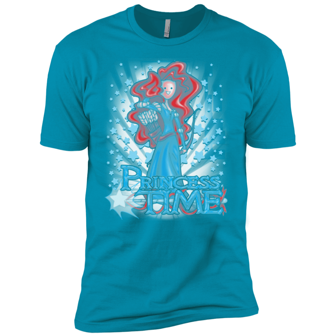 T-Shirts Turquoise / YXS Princess Time Merida Boys Premium T-Shirt