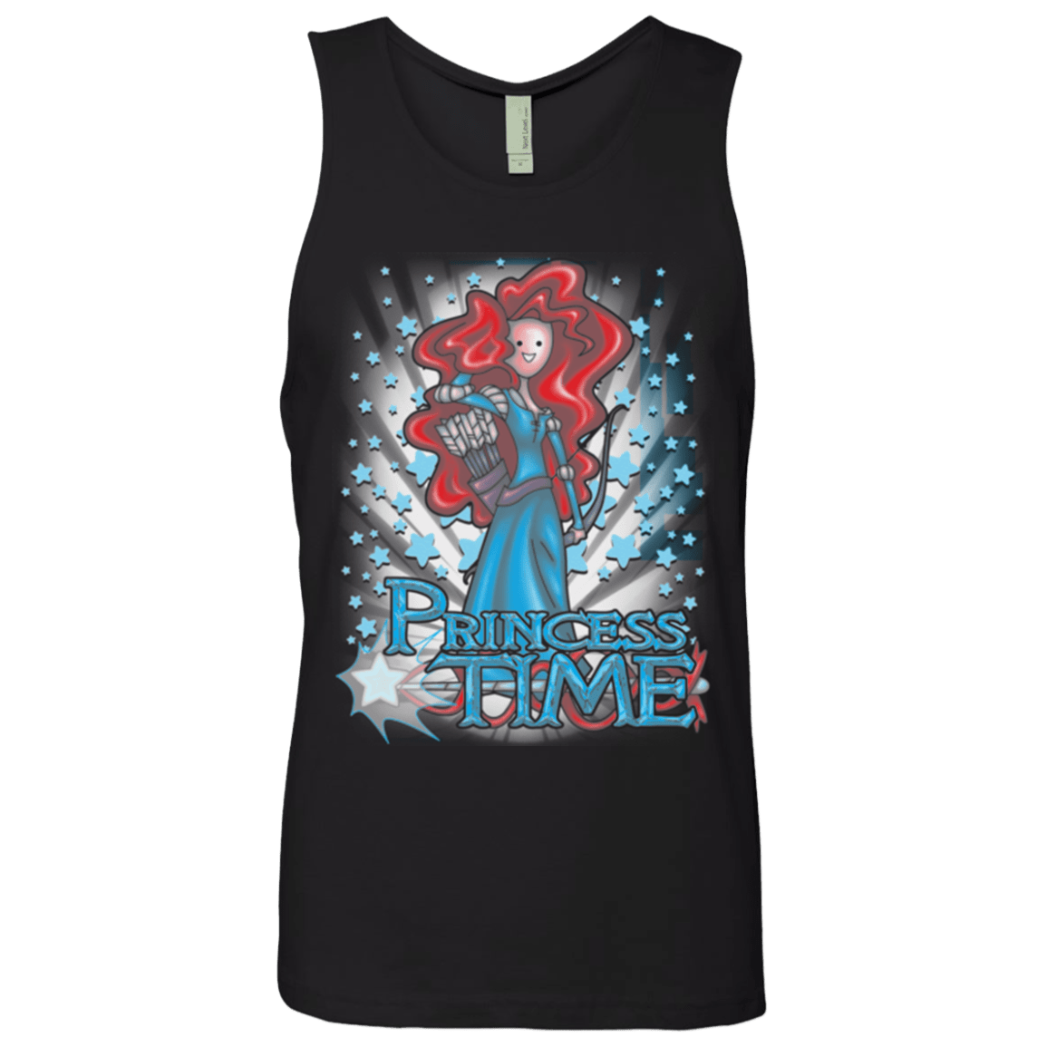 T-Shirts Black / Small Princess Time Merida Men's Premium Tank Top
