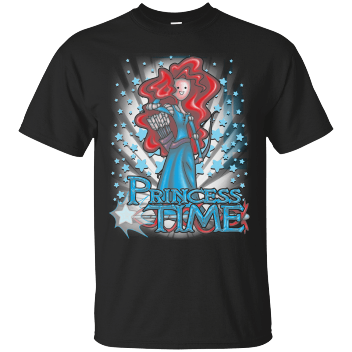 T-Shirts Black / Small Princess Time Merida T-Shirt
