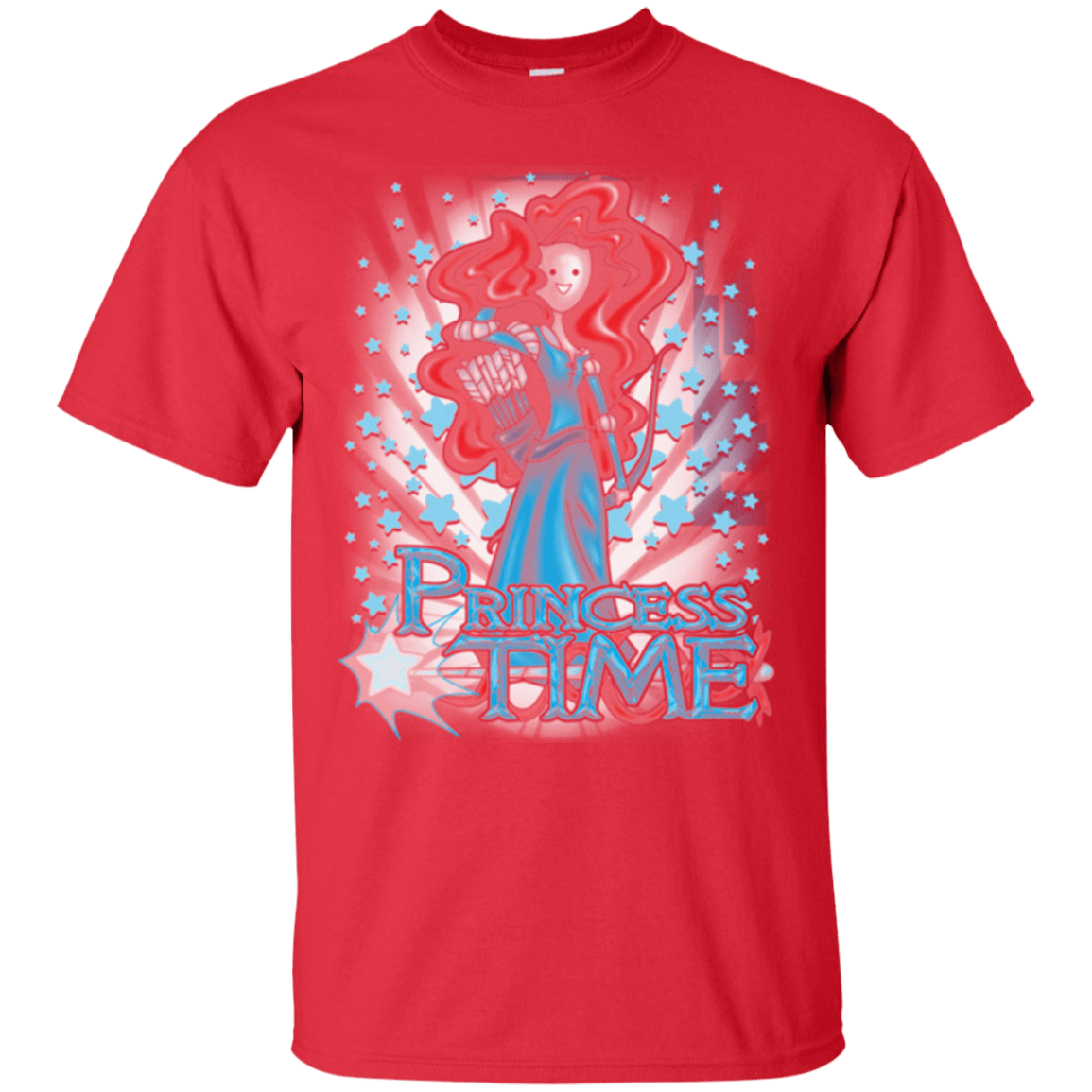 T-Shirts Red / Small Princess Time Merida T-Shirt