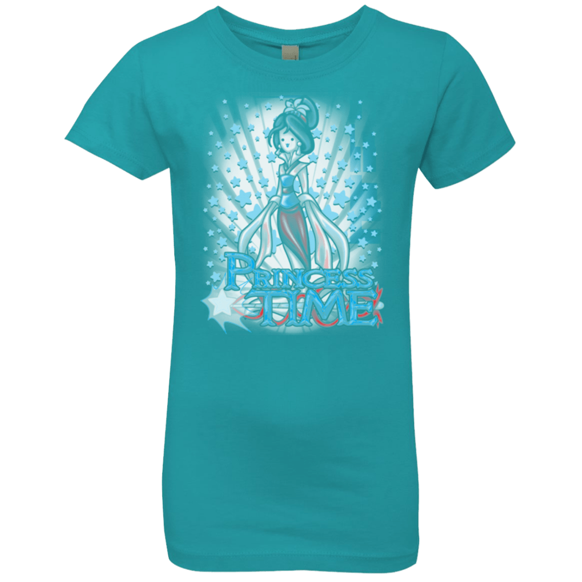 T-Shirts Tahiti Blue / YXS Princess Time Mulan Girls Premium T-Shirt
