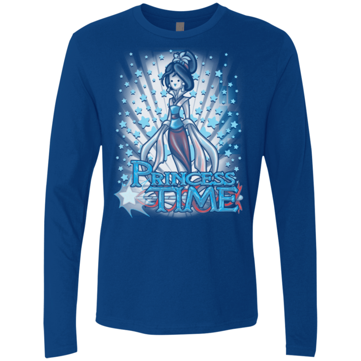 T-Shirts Royal / Small Princess Time Mulan Men's Premium Long Sleeve