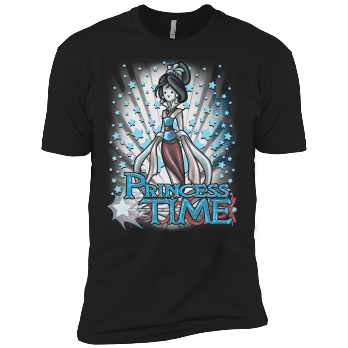 T-Shirts Black / X-Small Princess Time Mulan Men's Premium T-Shirt