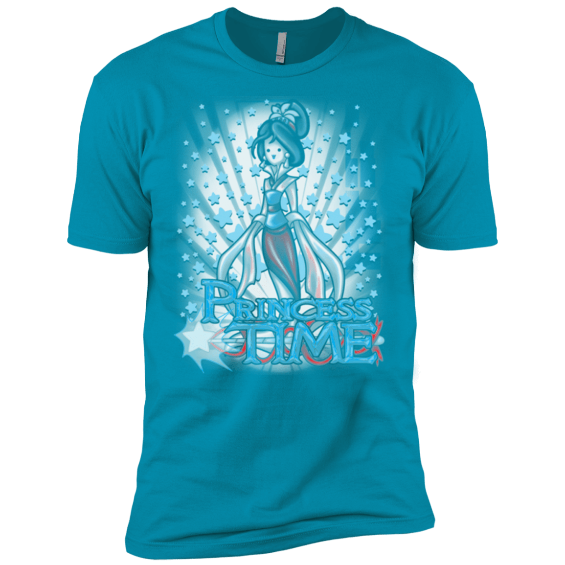 T-Shirts Turquoise / X-Small Princess Time Mulan Men's Premium T-Shirt