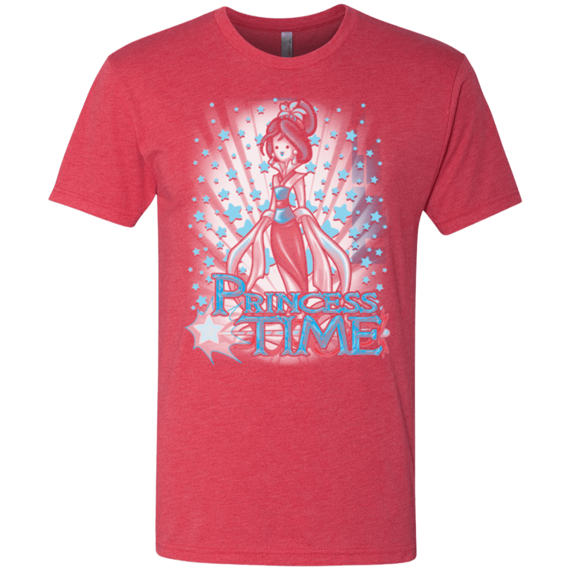 T-Shirts Vintage Red / Small Princess Time Mulan Men's Triblend T-Shirt