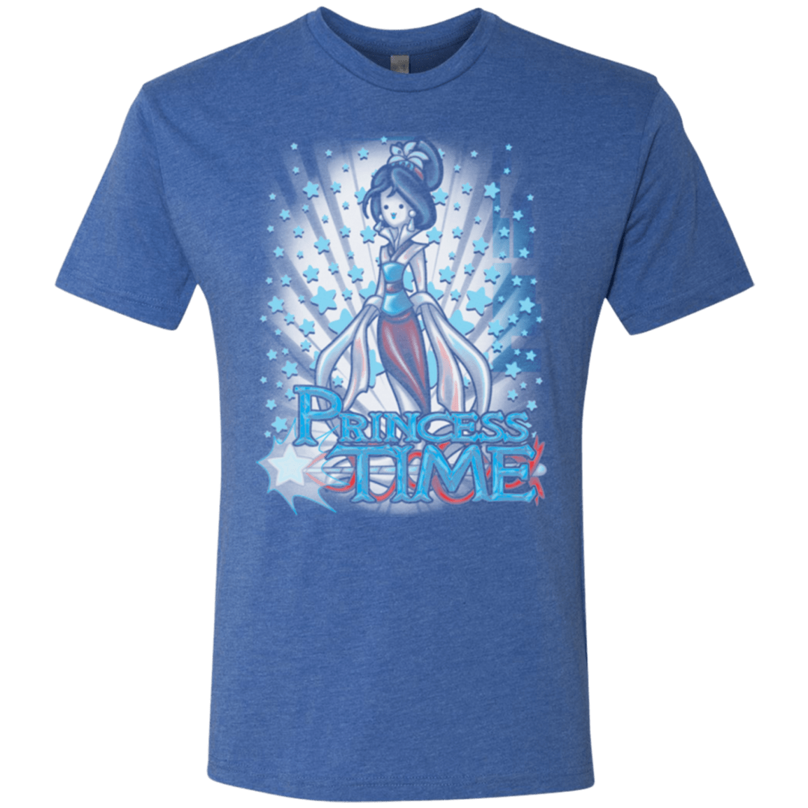 T-Shirts Vintage Royal / Small Princess Time Mulan Men's Triblend T-Shirt