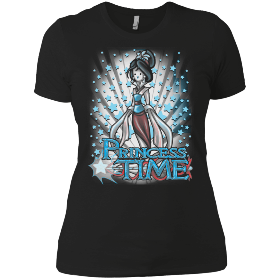 T-Shirts Black / X-Small Princess Time Mulan Women's Premium T-Shirt