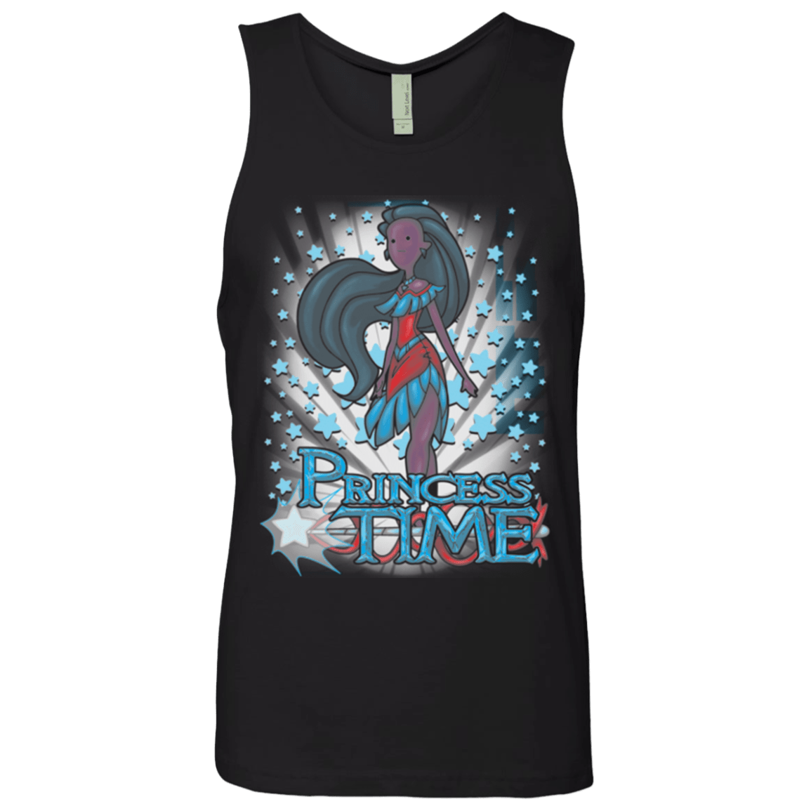 T-Shirts Black / Small Princess Time Pocahontas Men's Premium Tank Top