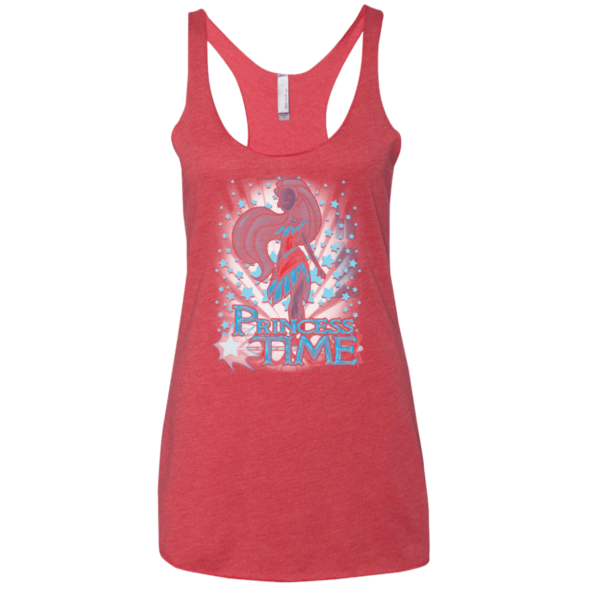 T-Shirts Vintage Red / X-Small Princess Time Pocahontas Women's Triblend Racerback Tank