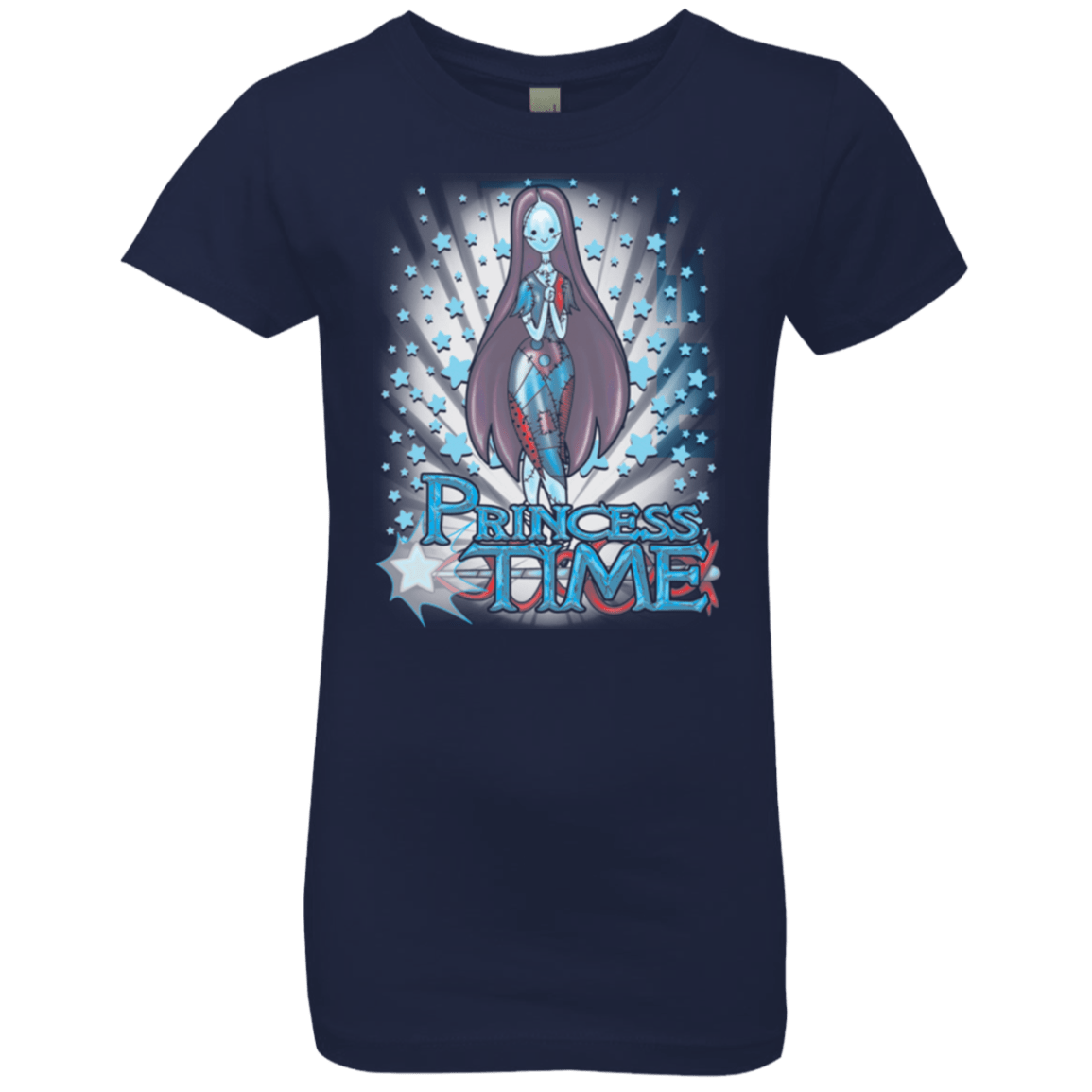 T-Shirts Midnight Navy / YXS Princess Time Sally Girls Premium T-Shirt