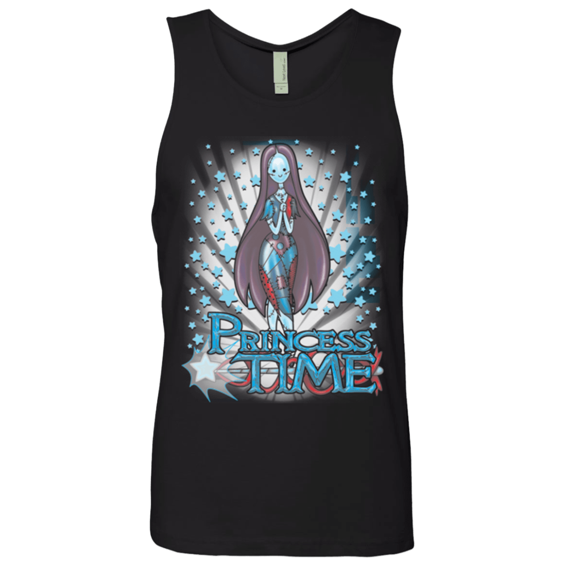 T-Shirts Black / Small Princess Time Sally Men's Premium Tank Top