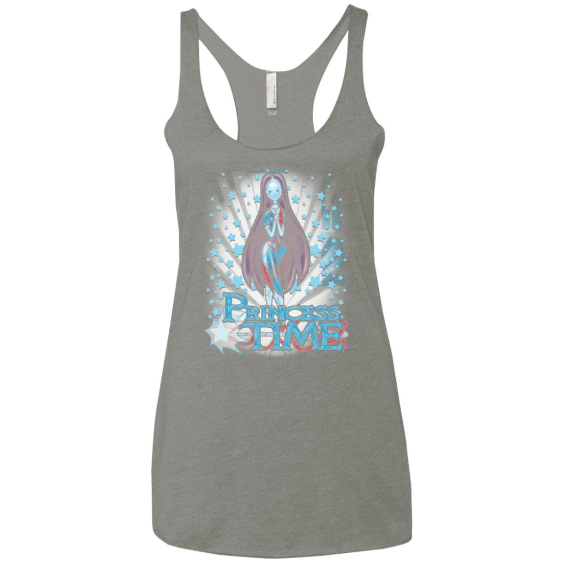 T-Shirts Venetian Grey / X-Small Princess Time Sally Women's Triblend Racerback Tank