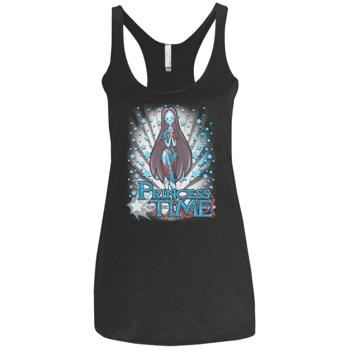 T-Shirts Vintage Black / X-Small Princess Time Sally Women's Triblend Racerback Tank