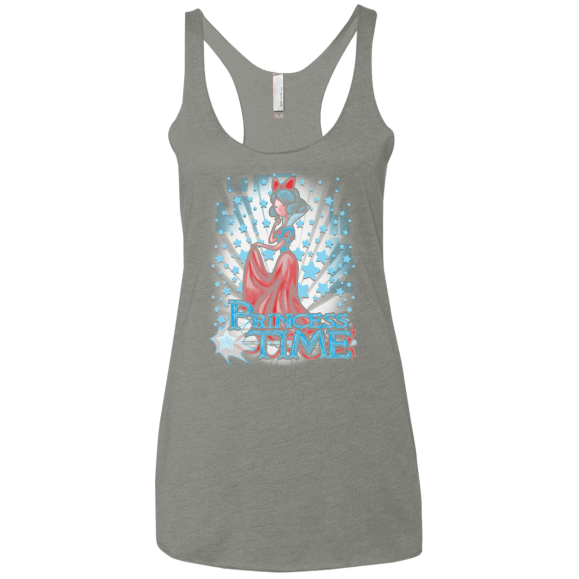 T-Shirts Venetian Grey / X-Small Princess Time Snow White Women's Triblend Racerback Tank