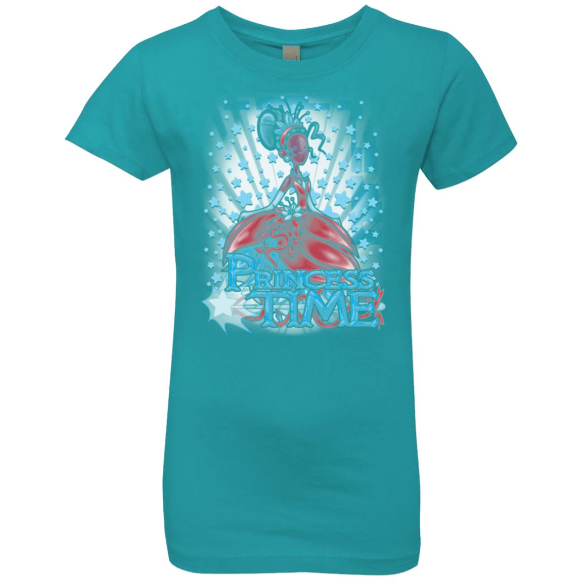 T-Shirts Tahiti Blue / YXS Princess Time Tiana Girls Premium T-Shirt