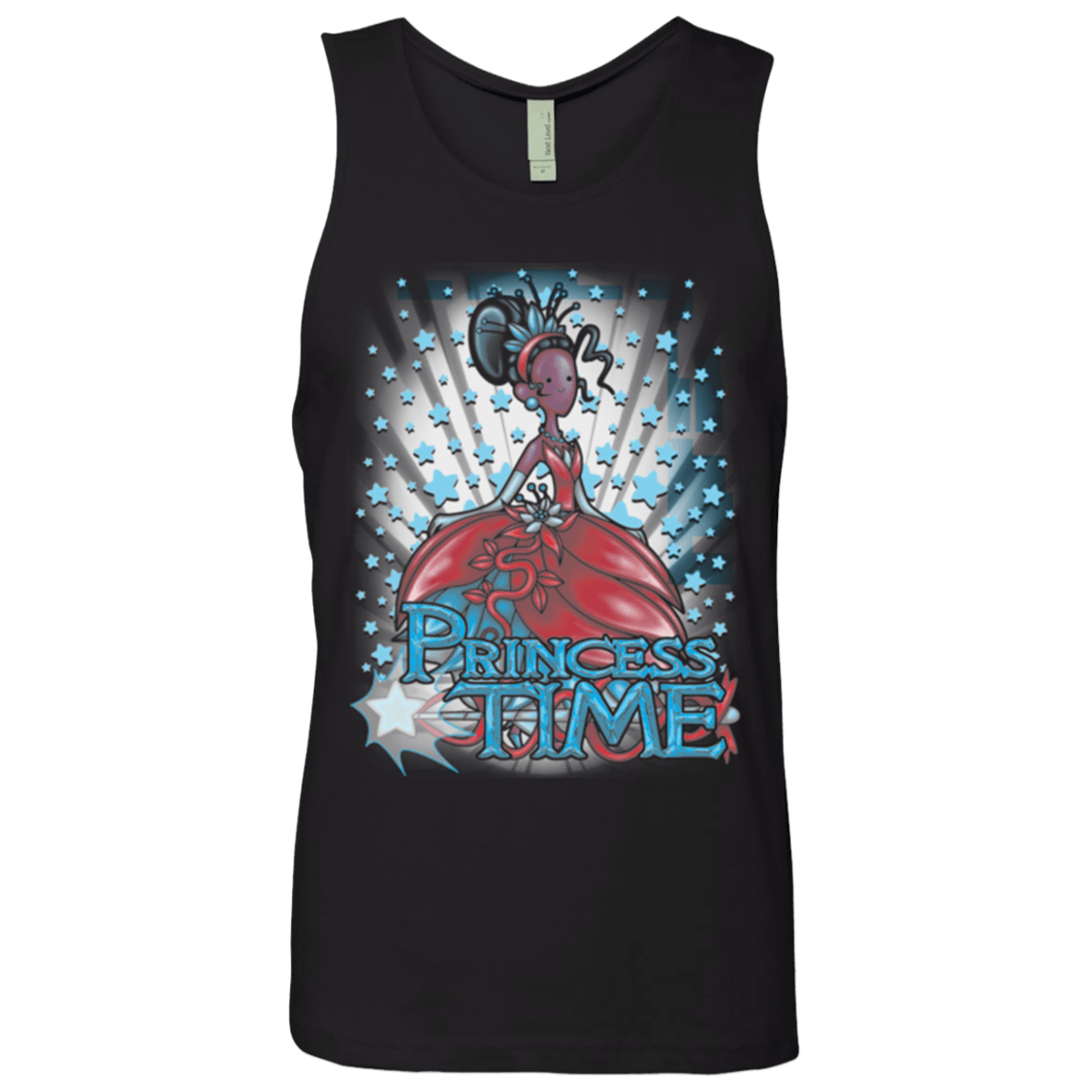 T-Shirts Black / Small Princess Time Tiana Men's Premium Tank Top