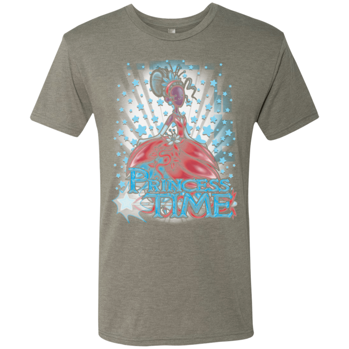 T-Shirts Venetian Grey / Small Princess Time Tiana Men's Triblend T-Shirt