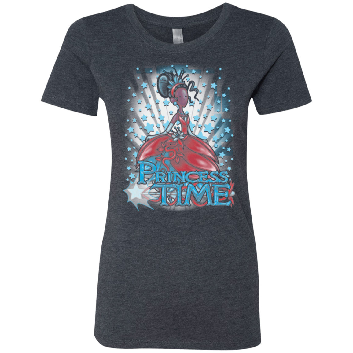 T-Shirts Vintage Navy / Small Princess Time Tiana Women's Triblend T-Shirt