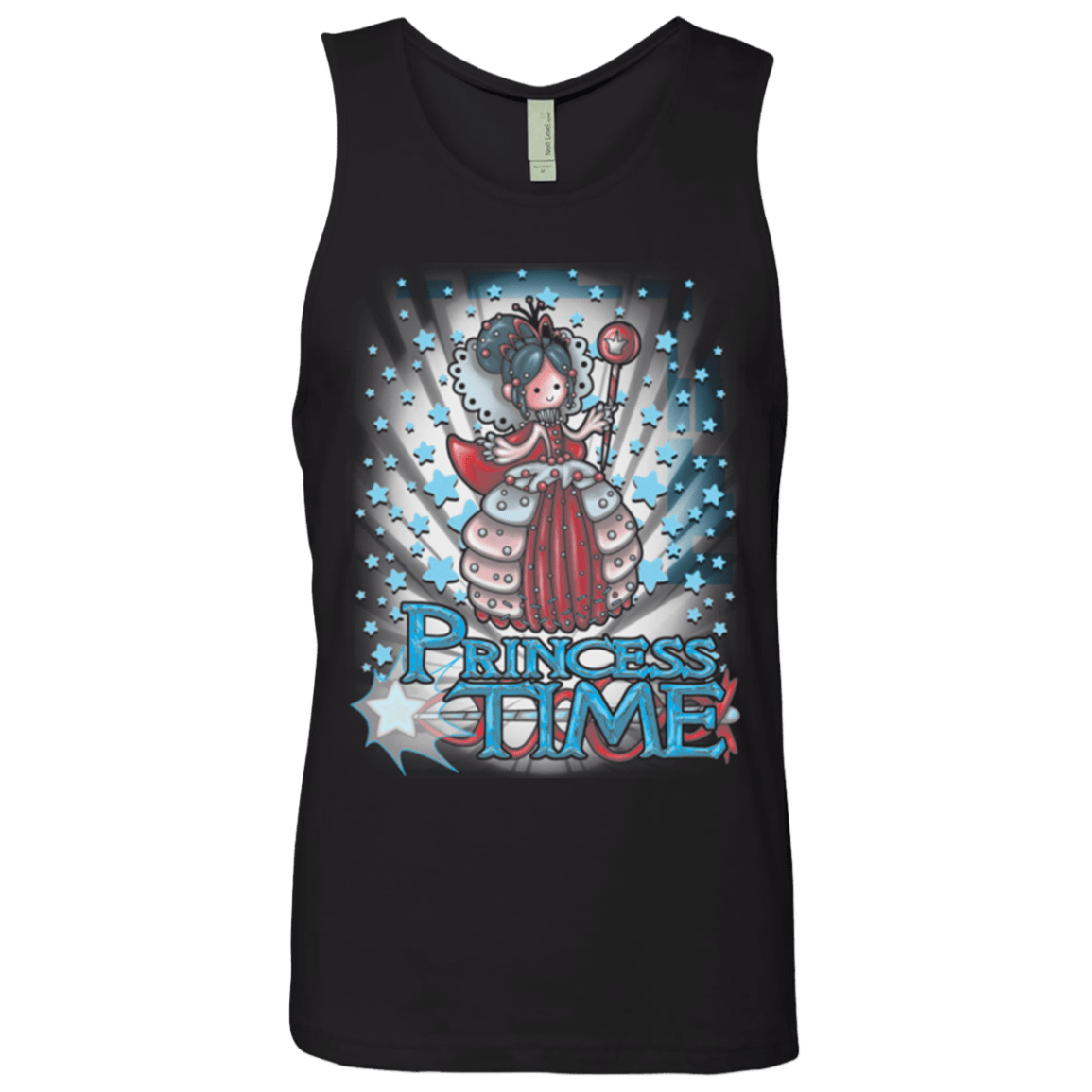 T-Shirts Black / Small Princess Time Vanellope Men's Premium Tank Top