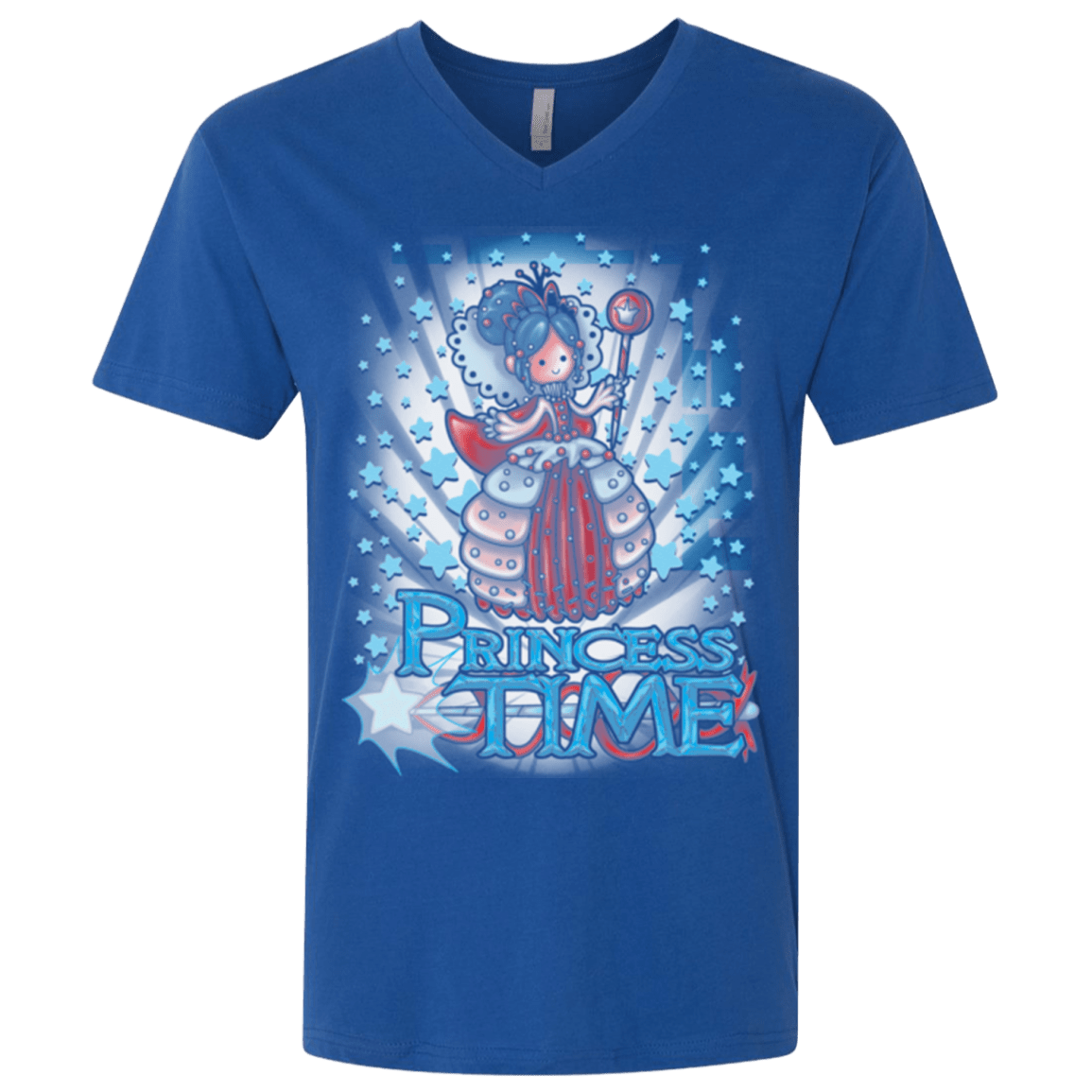 T-Shirts Royal / X-Small Princess Time Vanellope Men's Premium V-Neck