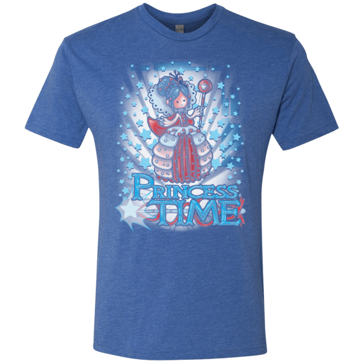 T-Shirts Vintage Royal / Small Princess Time Vanellope Men's Triblend T-Shirt