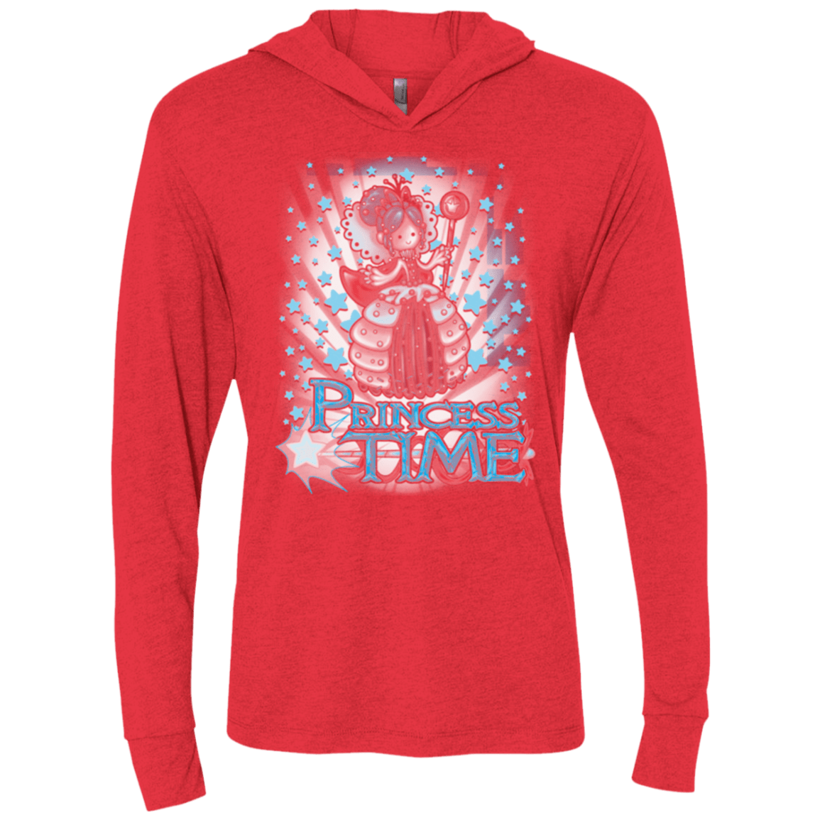 T-Shirts Vintage Red / X-Small Princess Time Vanellope Triblend Long Sleeve Hoodie Tee