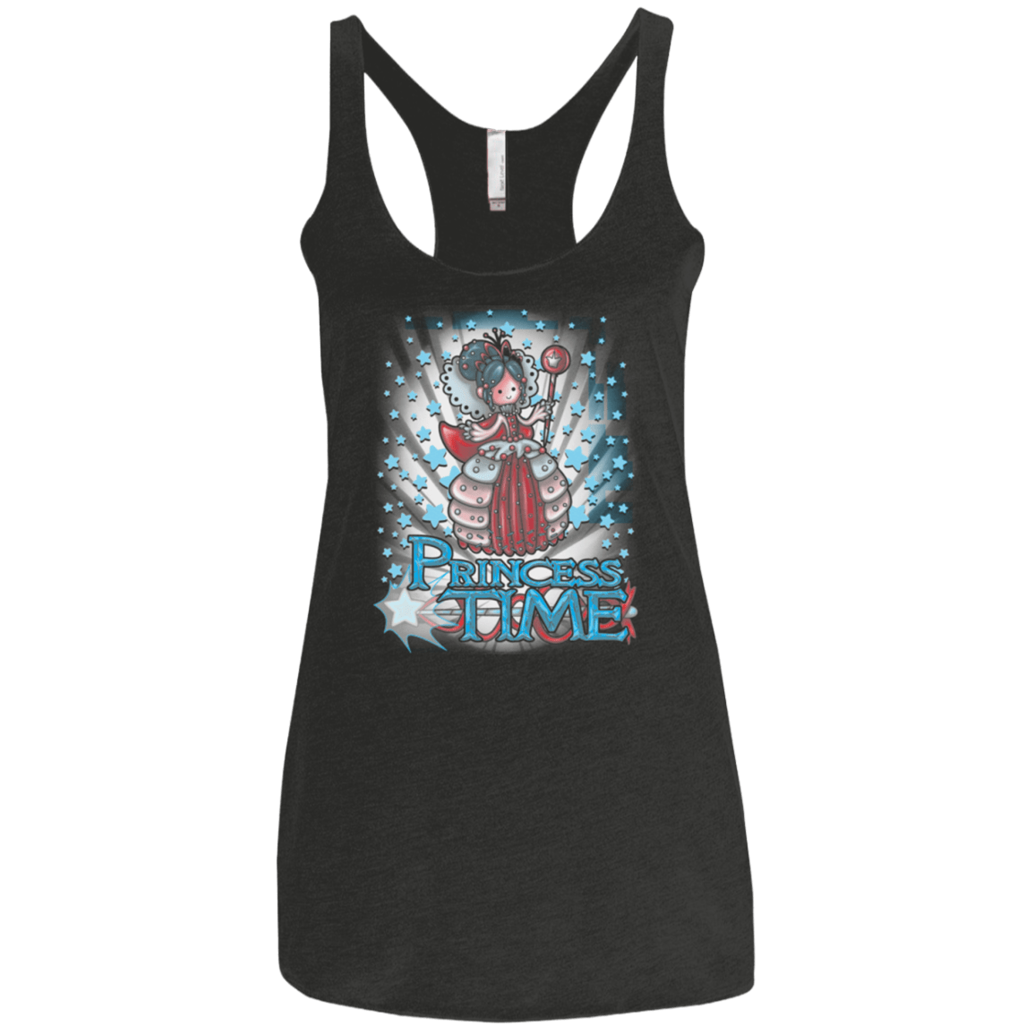 T-Shirts Vintage Black / X-Small Princess Time Vanellope Women's Triblend Racerback Tank