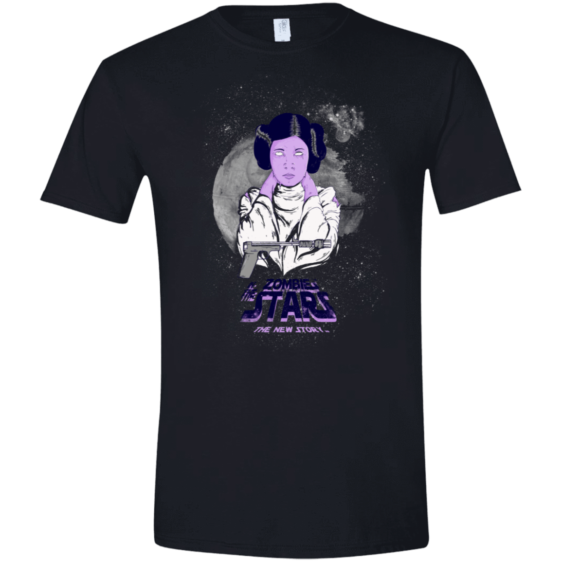 T-Shirts Black / X-Small Princess Zombie Men's Semi-Fitted Softstyle