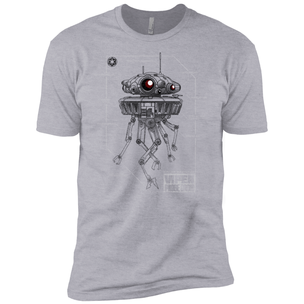 T-Shirts Heather Grey / YXS Probe Droid POD Boys Premium T-Shirt