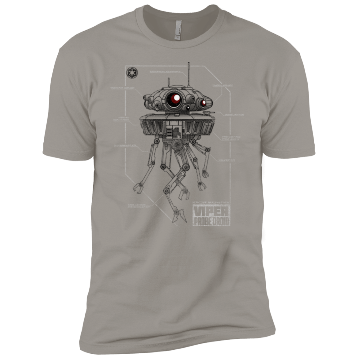 T-Shirts Light Grey / YXS Probe Droid POD Boys Premium T-Shirt
