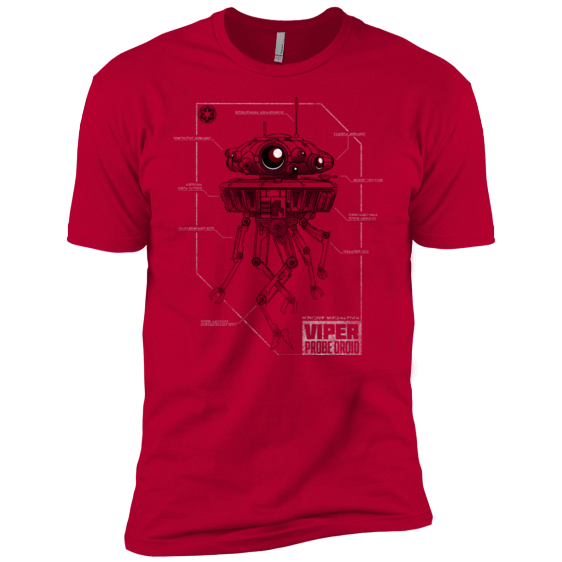 T-Shirts Red / YXS Probe Droid POD Boys Premium T-Shirt